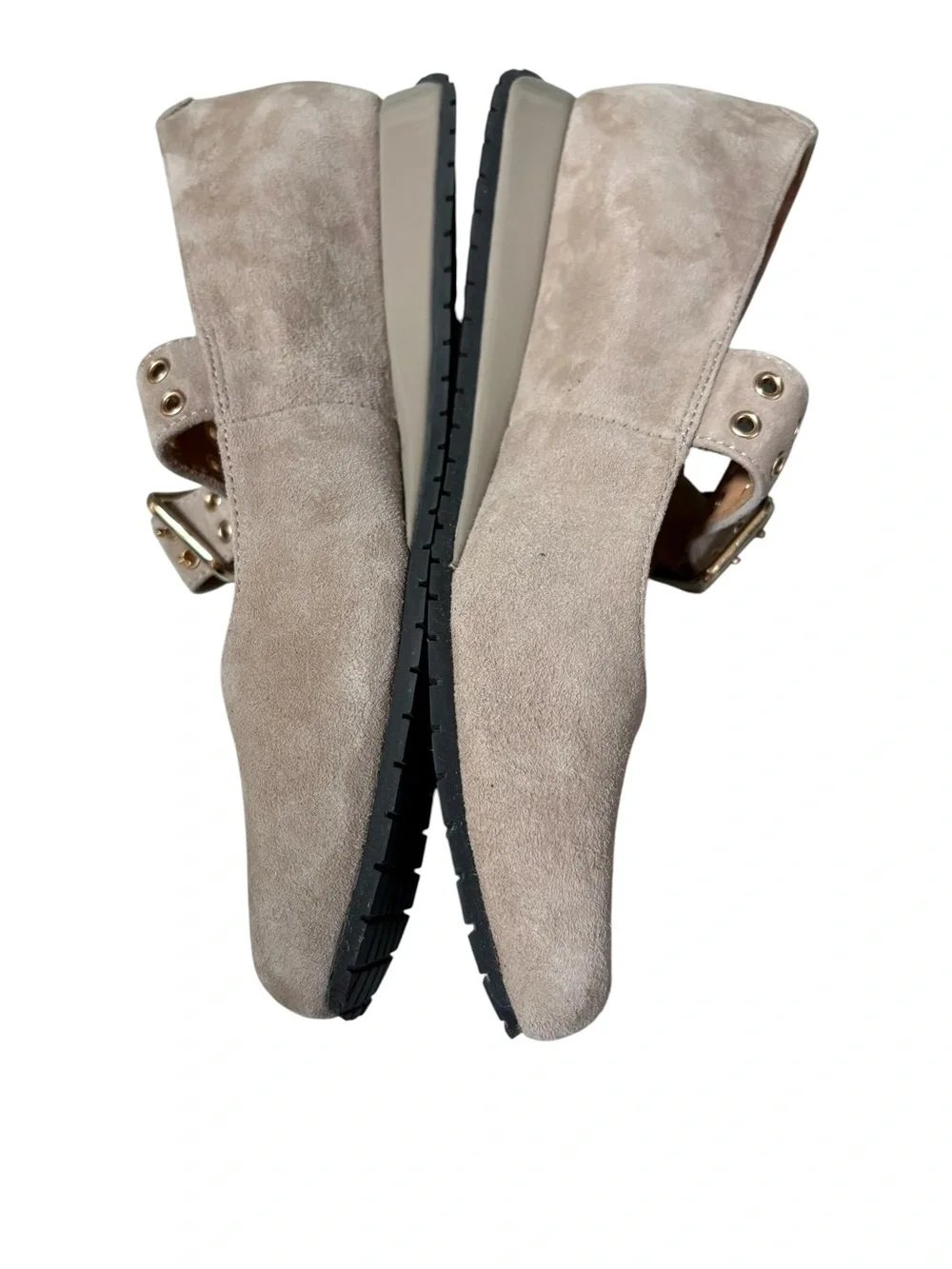 L'Amour Des Pieds Tanzy Suede Mary Jane Taupe - Size 7 NWOT